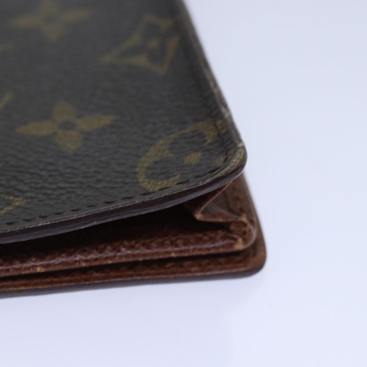 LOUIS VUITTON Monogram Porte Cartes Credit Billfold Wallet M60825 LV Auth th5198