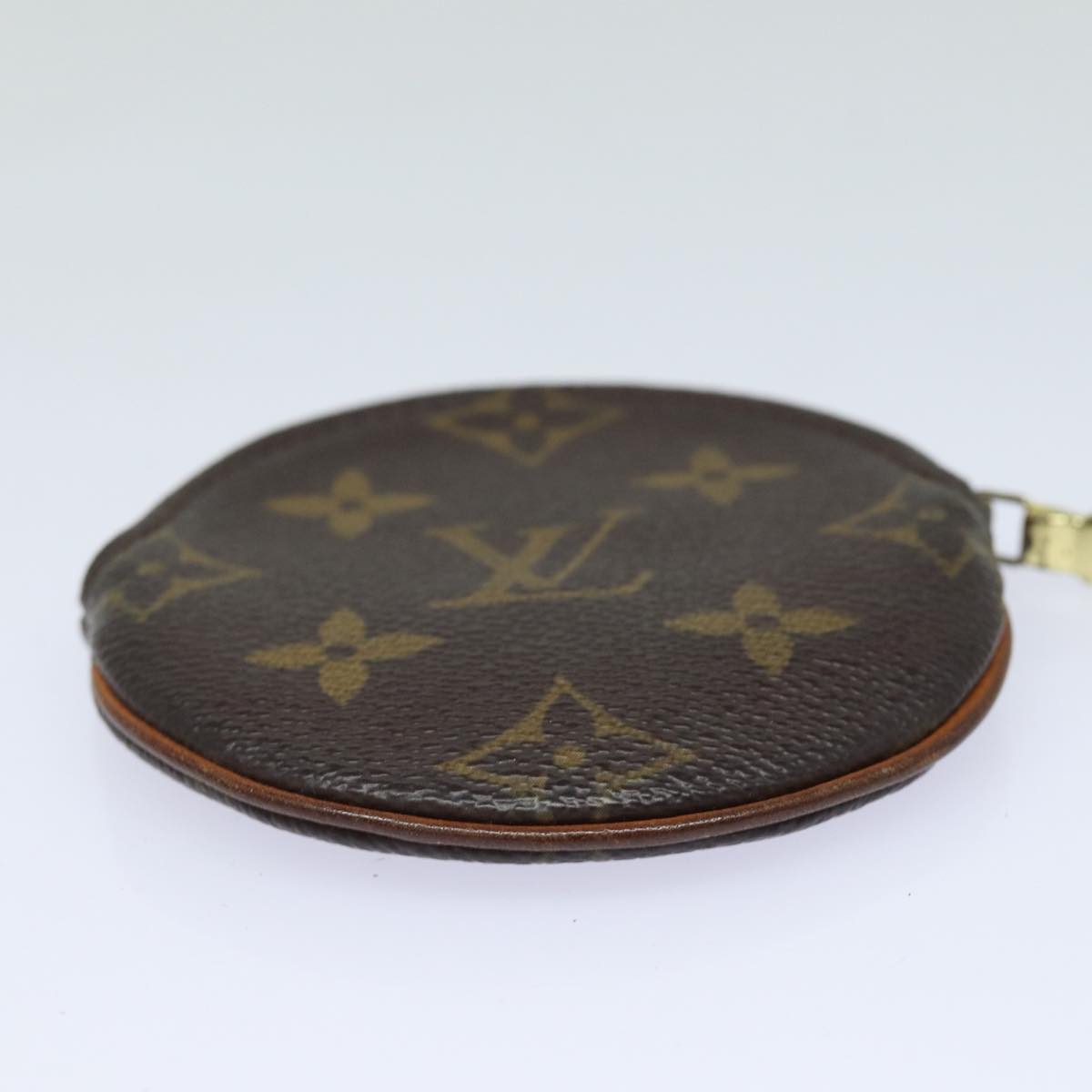 LOUIS VUITTON Monogram Porte Monnaie Rond Coin Purse M61926 LV Auth th5203