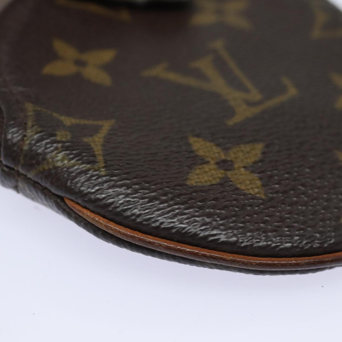 LOUIS VUITTON Monogram Porte Monnaie Rond Coin Purse M61926 LV Auth th5203