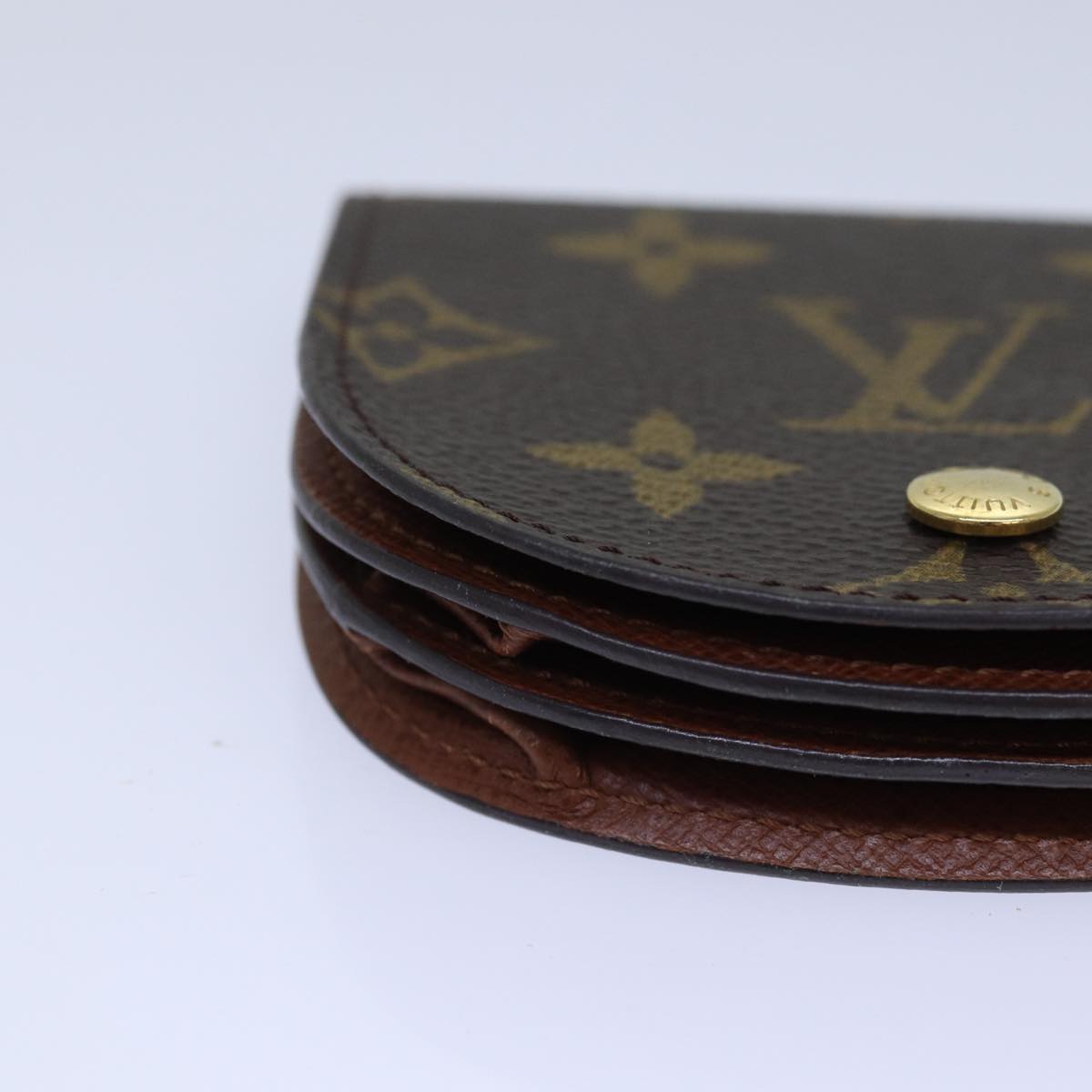 LOUIS VUITTON Monogram Porte Monnaie Guze Coin Purse M61970 LV Auth th5221