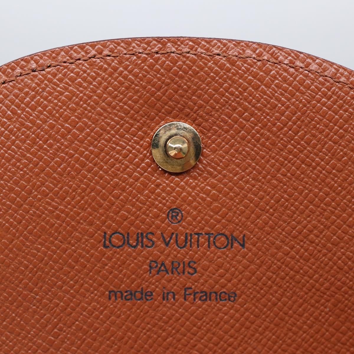 LOUIS VUITTON Monogram Porte Monnaie Guze Coin Purse M61970 LV Auth th5247