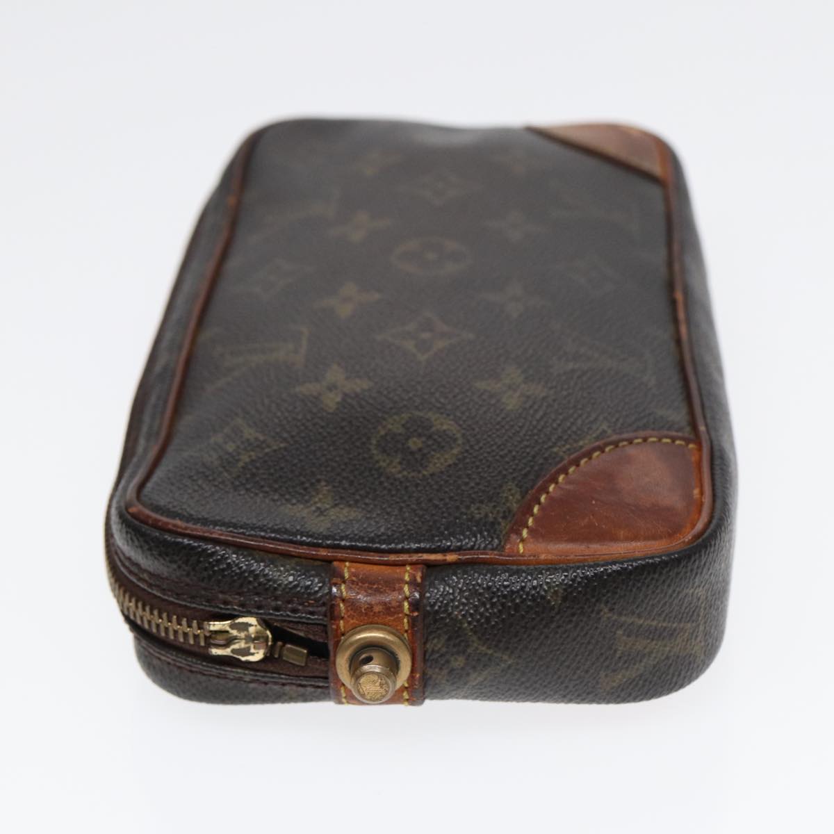 LOUIS VUITTON Monogram Marly Dragonne PM Clutch Bag M51827 LV Auth th5252