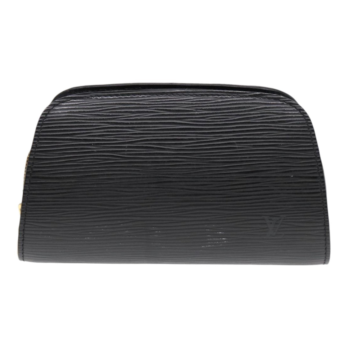 LOUIS VUITTON Epi Dauphine PM Pouch Black M48442 LV Auth th5264