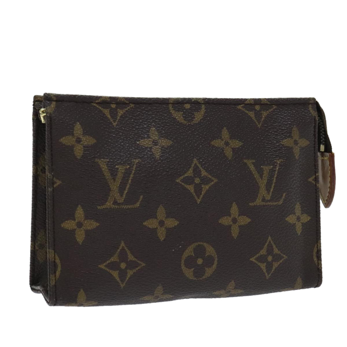 LOUIS VUITTON Monogram Poche Toilette 15 Pouch M47546 LV Auth th5308