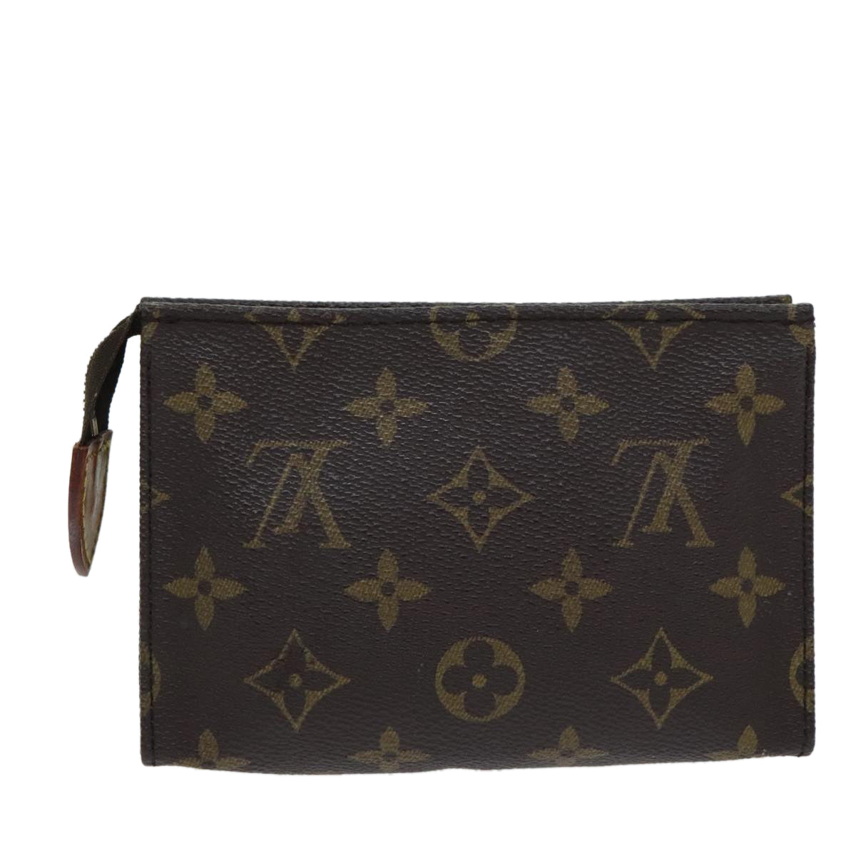 LOUIS VUITTON Monogram Poche Toilette 15 Pouch M47546 LV Auth th5308