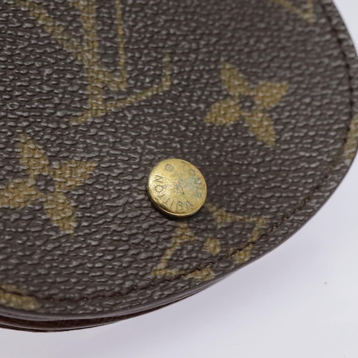 LOUIS VUITTON Monogram Porte Monnaie Guze Coin Purse M61970 LV Auth th5326