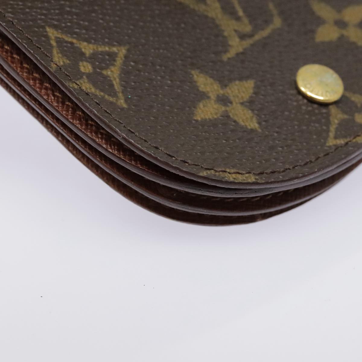 LOUIS VUITTON Monogram Porte Monnaie Guze Coin Purse M61970 LV Auth th5326