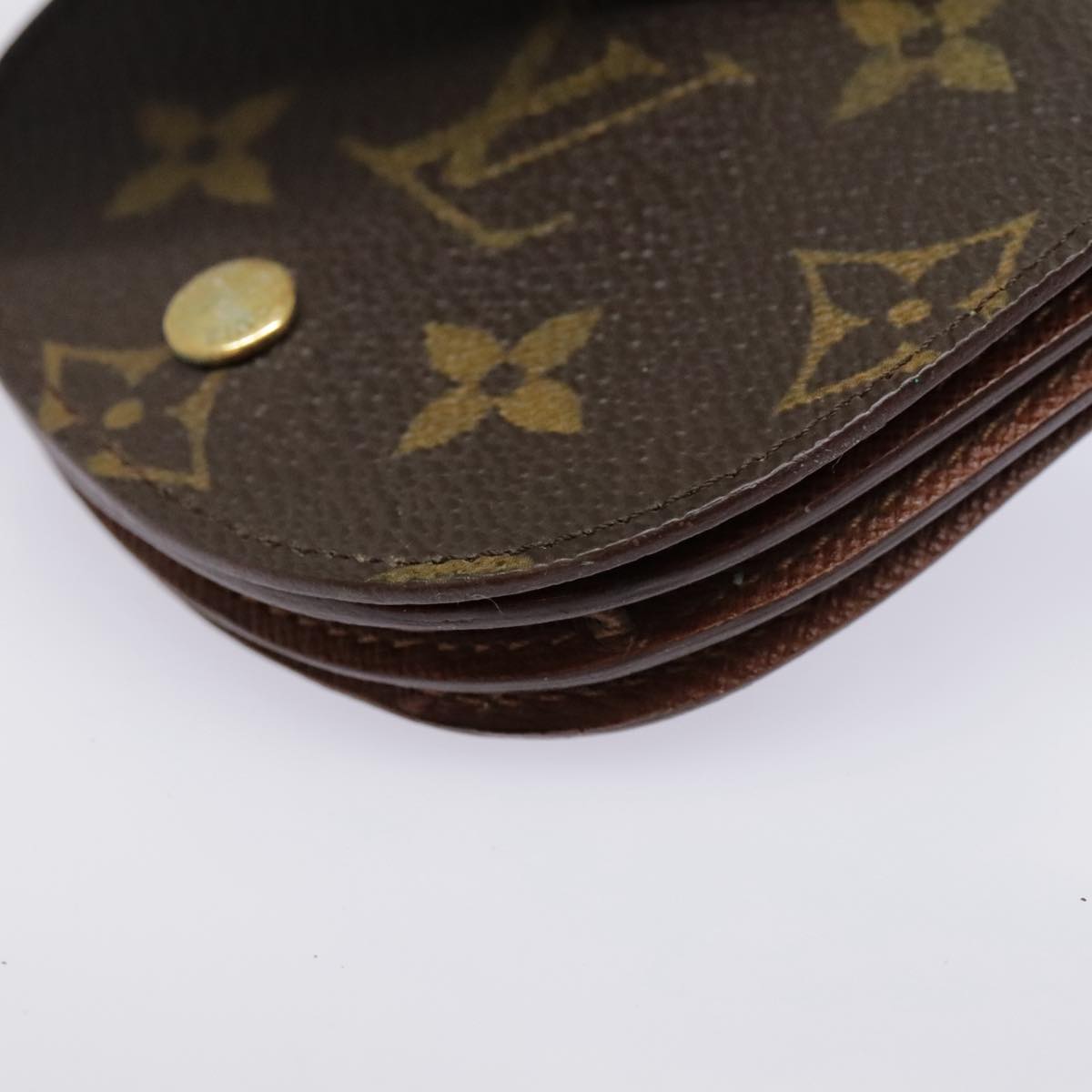 LOUIS VUITTON Monogram Porte Monnaie Guze Coin Purse M61970 LV Auth th5326