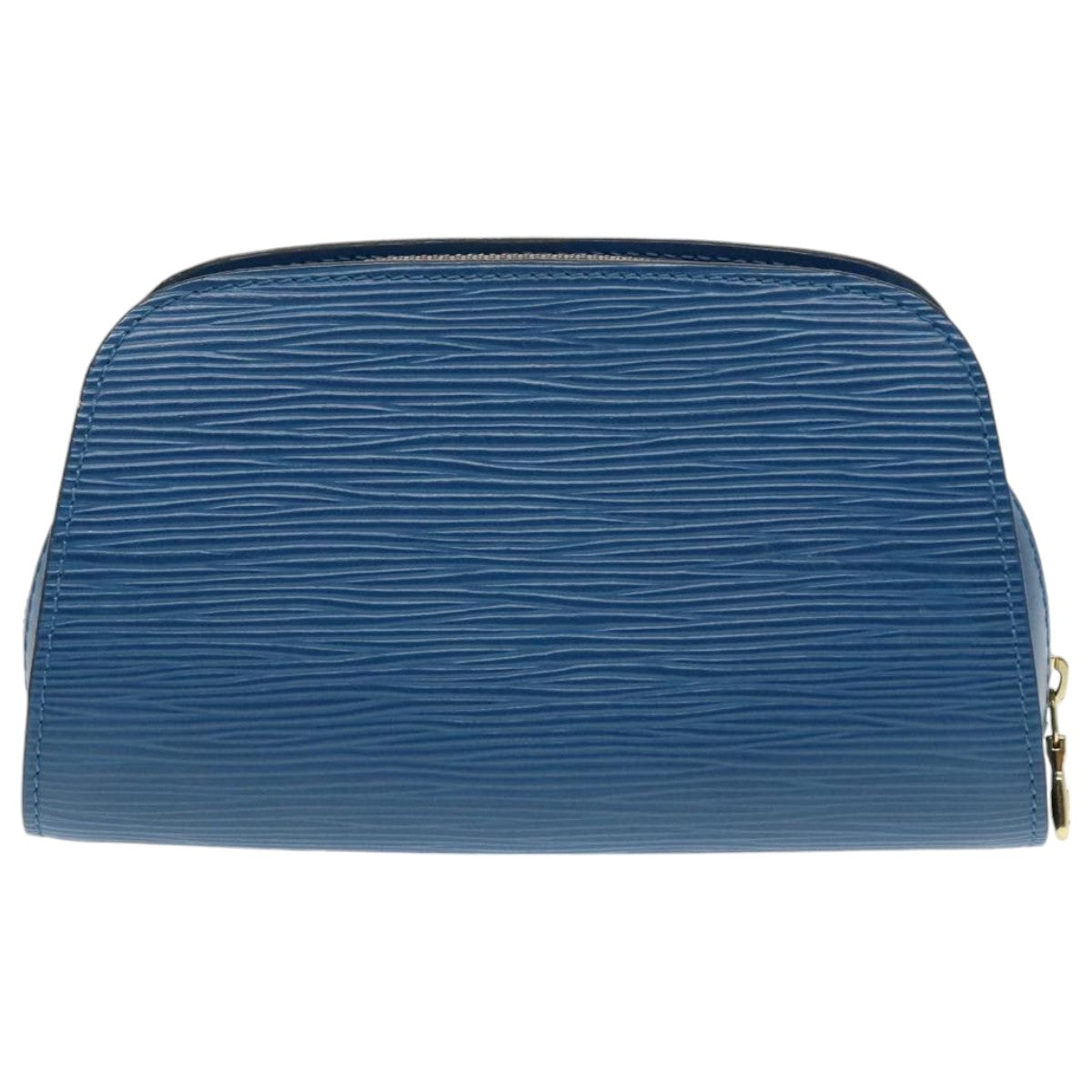 LOUIS VUITTON Epi Dauphine PM Pouch Blue M48445 LV Auth th5327