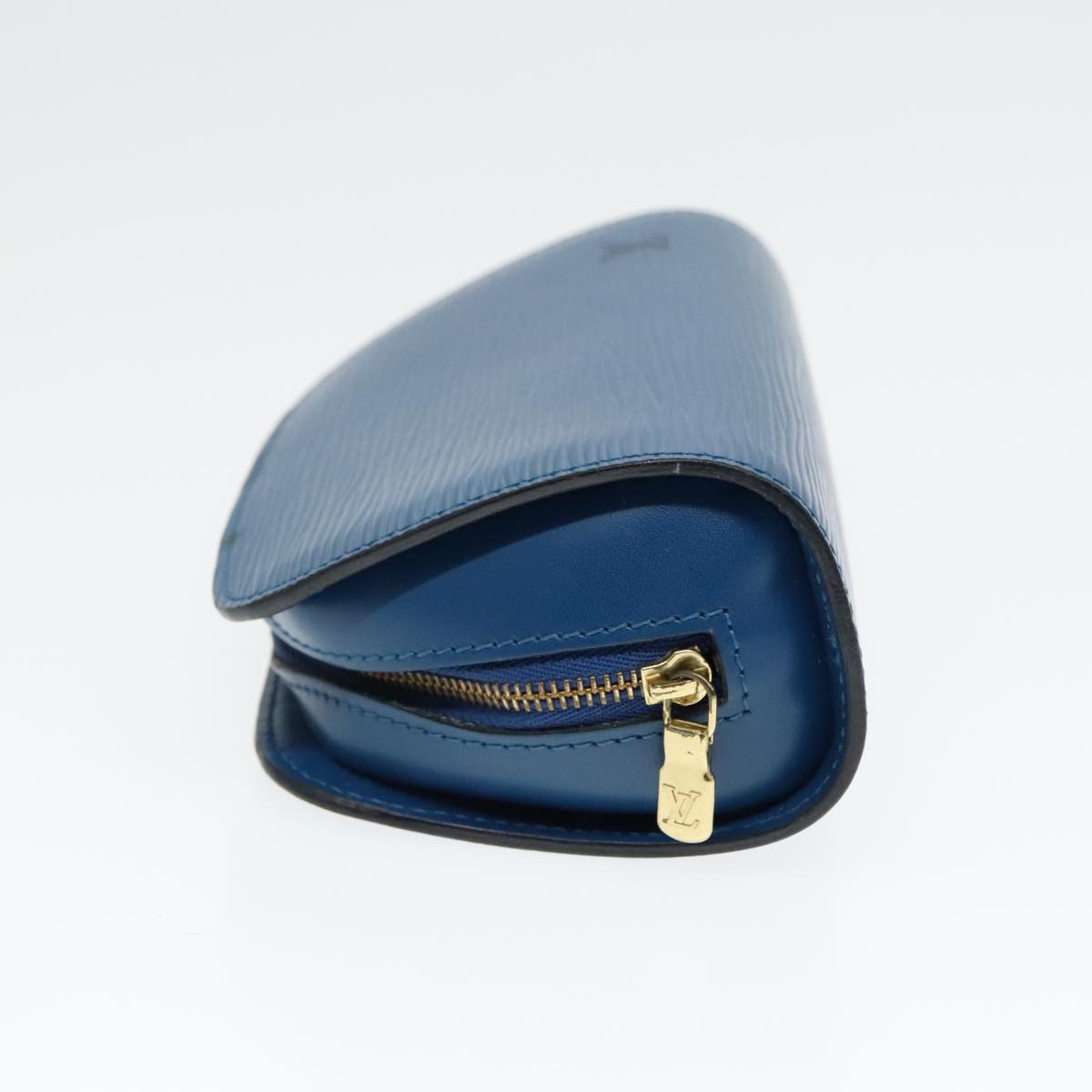 LOUIS VUITTON Epi Dauphine PM Pouch Blue M48445 LV Auth th5327