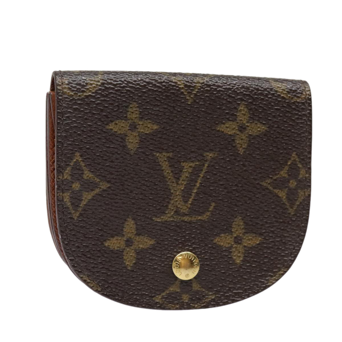 LOUIS VUITTON Monogram Porte Monnaie Guze Coin Purse M61970 LV Auth th5345