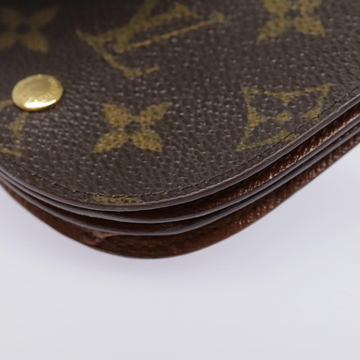 LOUIS VUITTON Monogram Porte Monnaie Guze Coin Purse M61970 LV Auth th5345