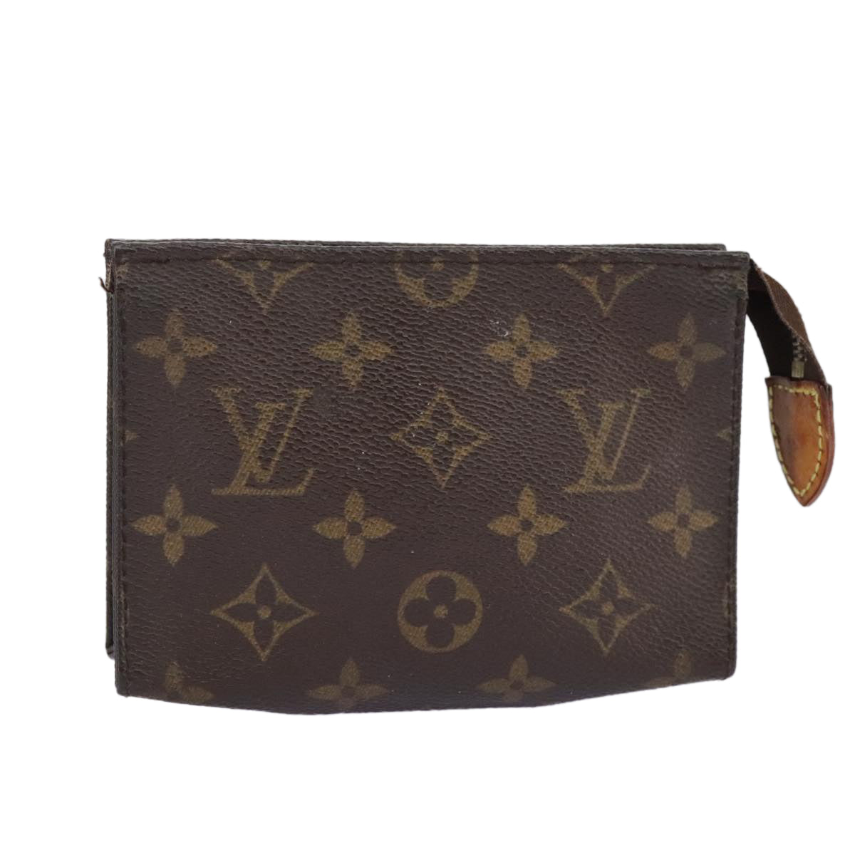 LOUIS VUITTON Monogram Poche Toilette 15 Pouch M47546 LV Auth th5376