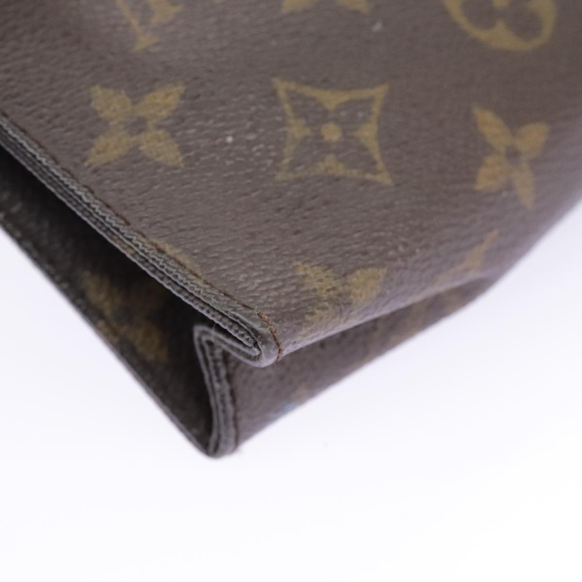 LOUIS VUITTON Monogram Poche Toilette 15 Pouch M47546 LV Auth th5376