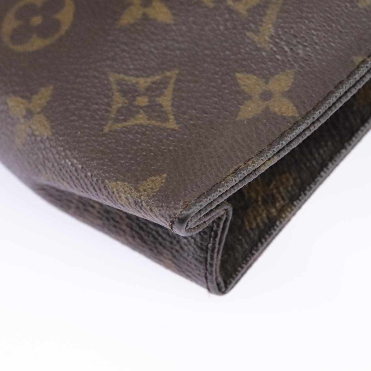 LOUIS VUITTON Monogram Poche Toilette 15 Pouch M47546 LV Auth th5376