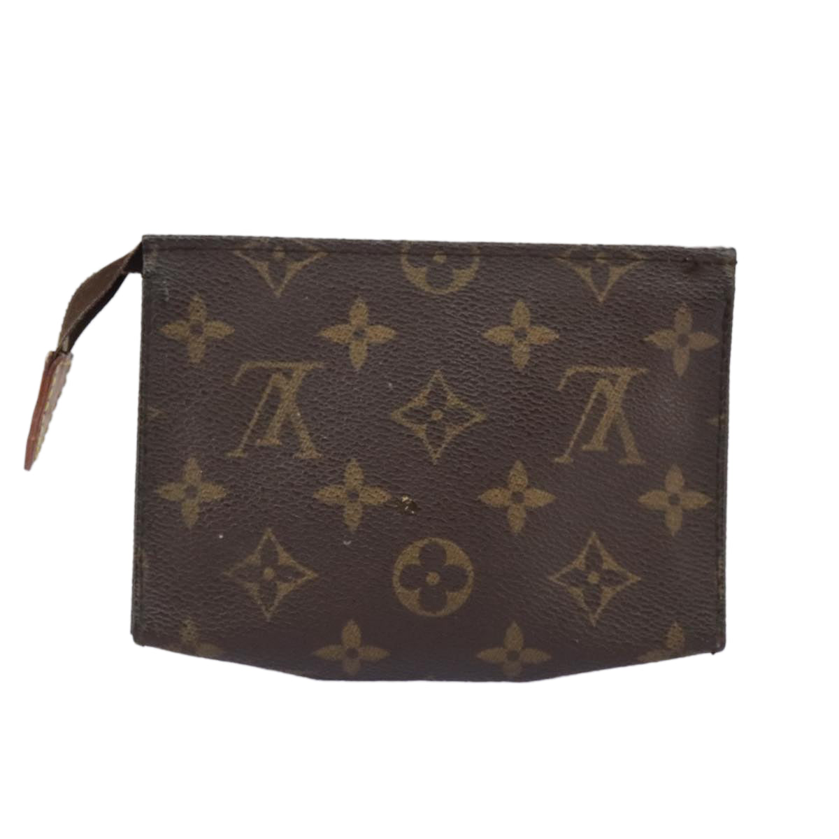 LOUIS VUITTON Monogram Poche Toilette 15 Pouch M47546 LV Auth th5376