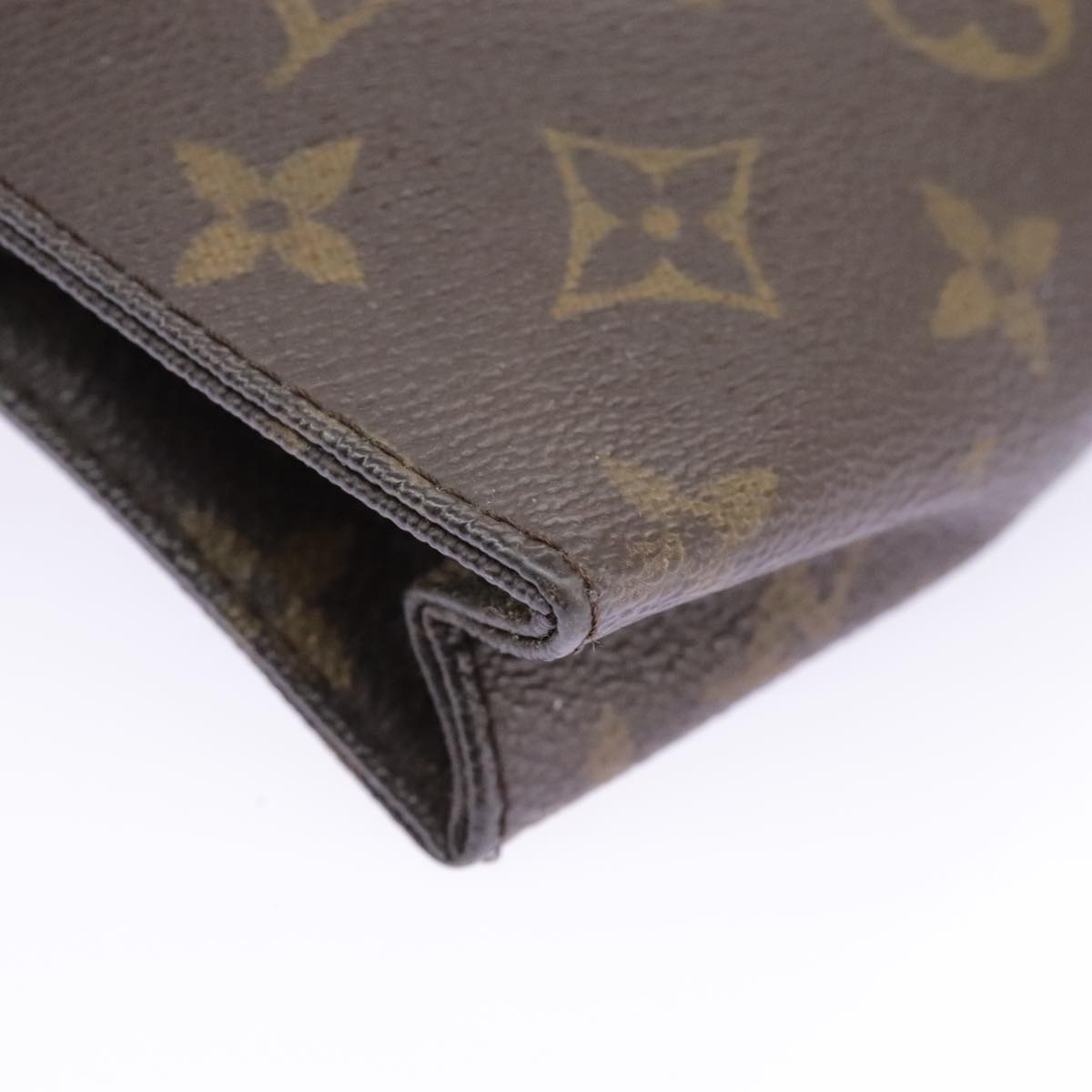 LOUIS VUITTON Monogram Poche Toilette 15 Pouch M47546 LV Auth th5376