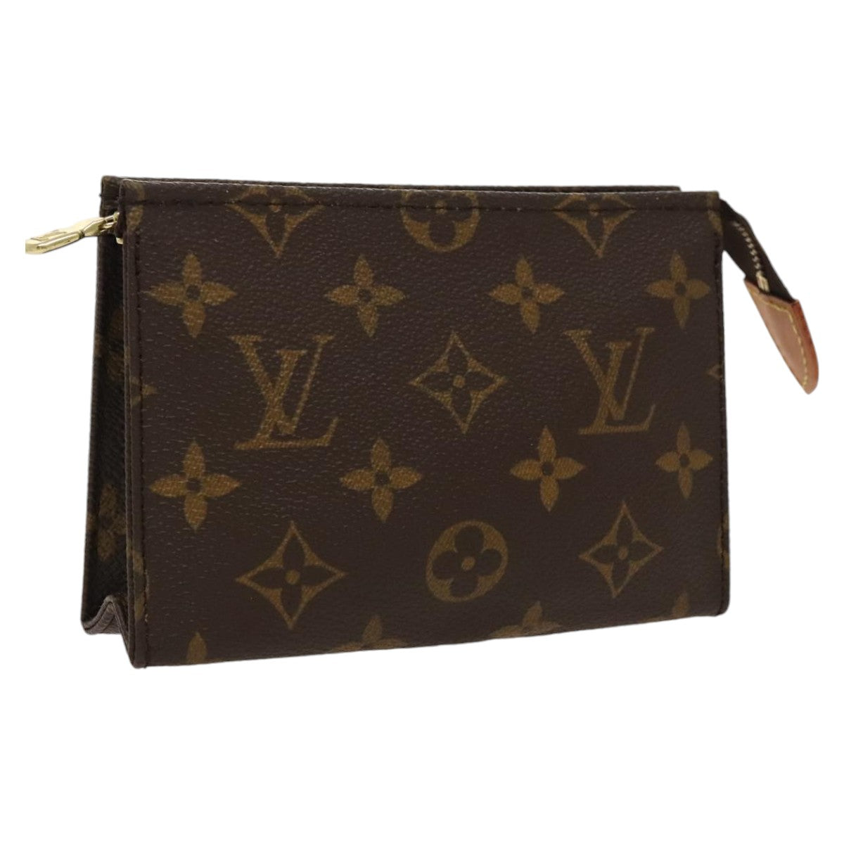 LOUIS VUITTON Monogram Poche Toilette 15 Pouch M47546 LV Auth th5422