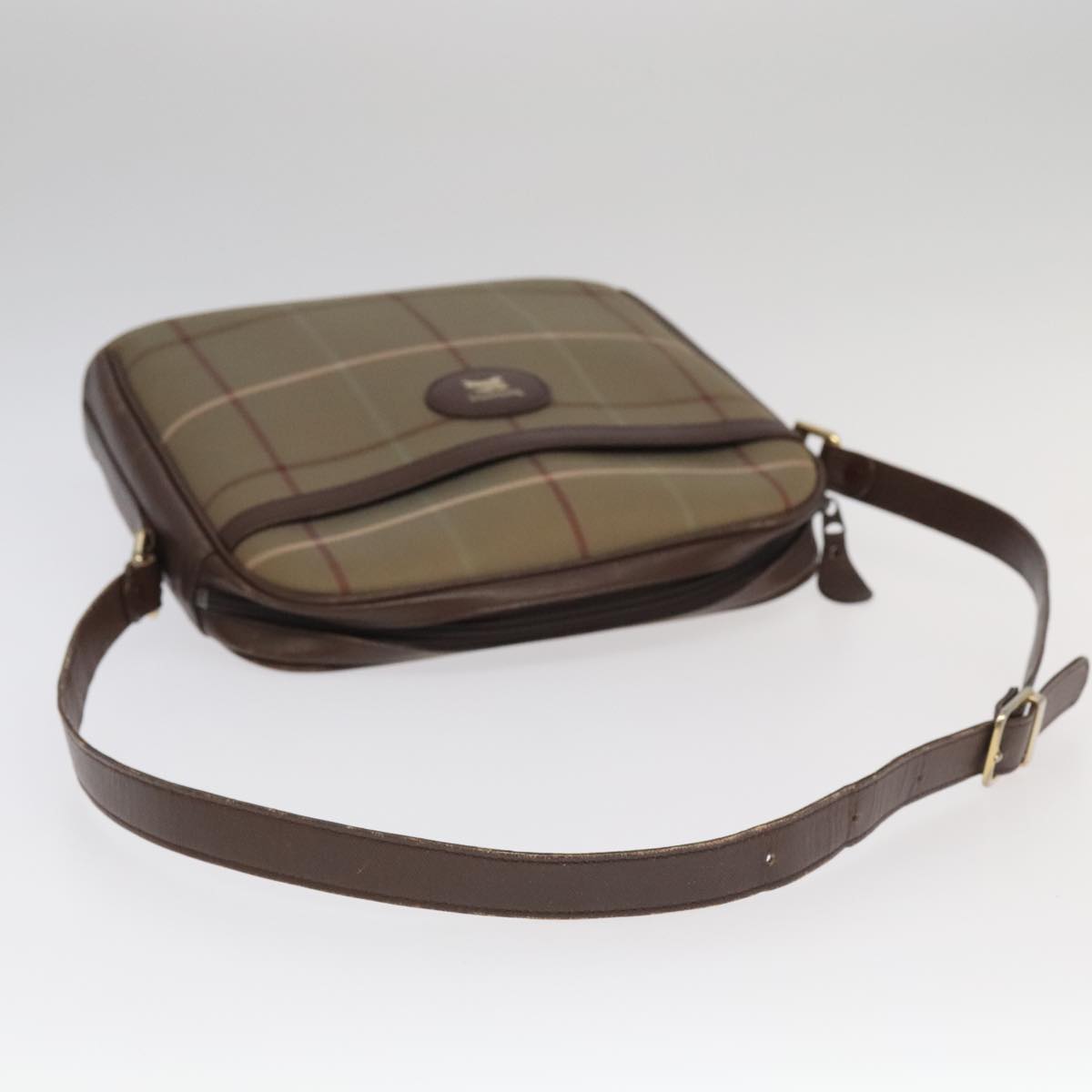 Burberrys Nova Check Shoulder Bag Beige Auth th5431