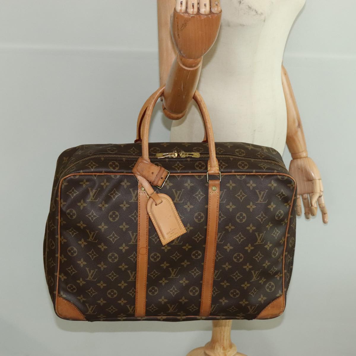 LOUIS VUITTON Monogram Sirius 45 Boston Bag M41408 LV Auth th5436