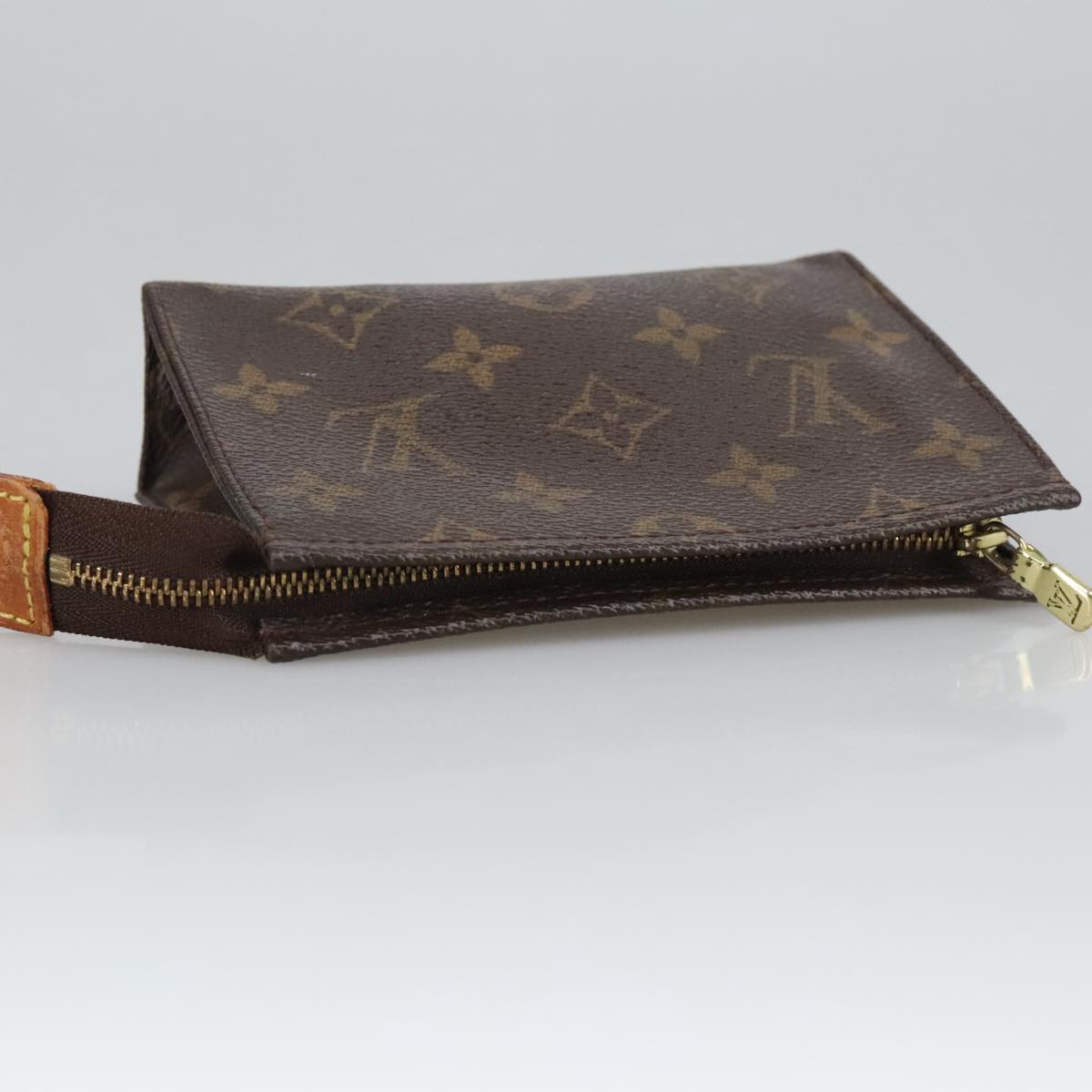 LOUIS VUITTON Monogram Poche Toilette 15 Pouch M47546 LV Auth th5482