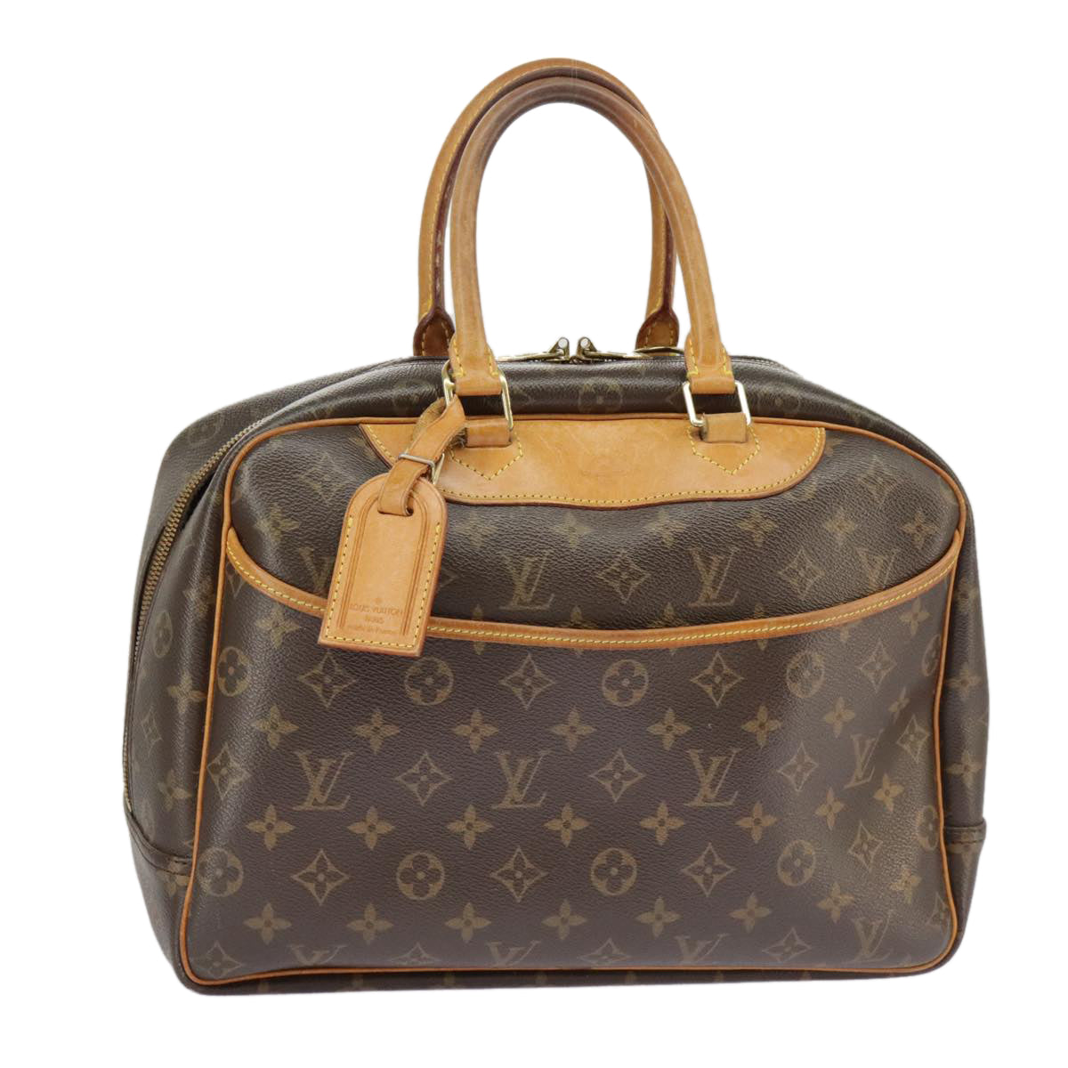 LOUIS VUITTON Monogram Deauville Hand Bag M47270 LV Auth th5485