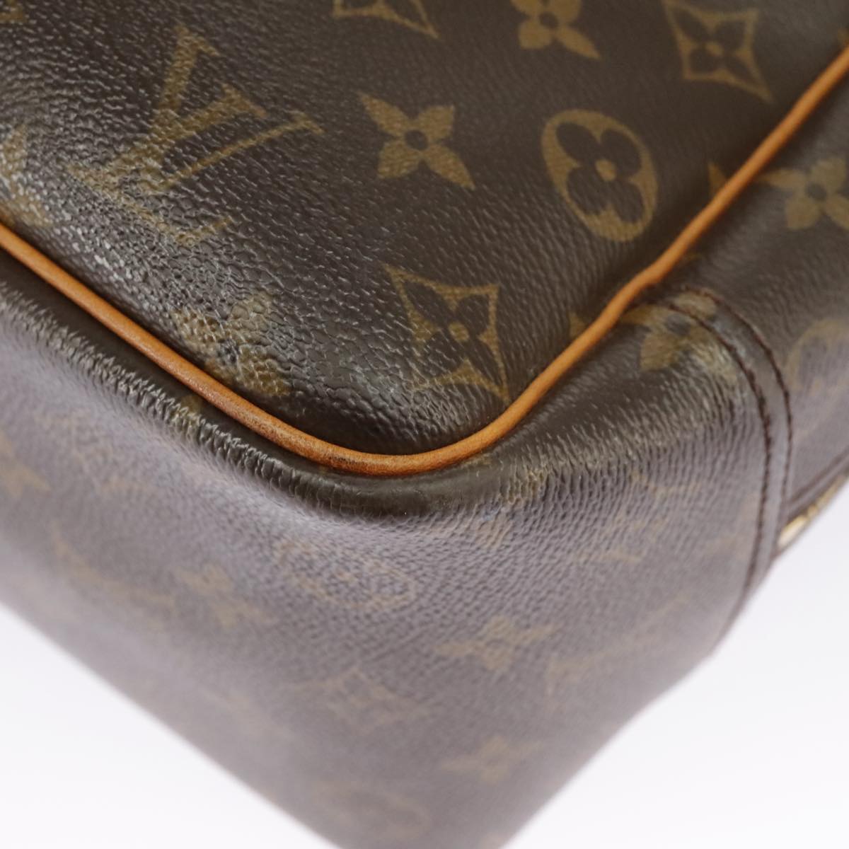 LOUIS VUITTON Monogram Deauville Hand Bag M47270 LV Auth th5485