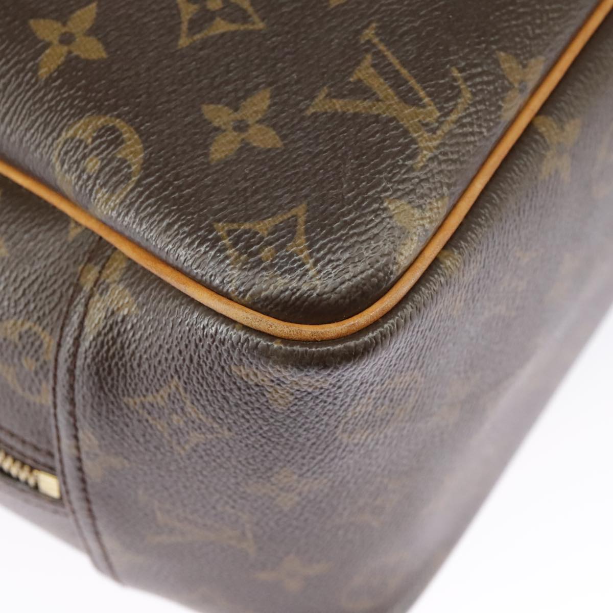 LOUIS VUITTON Monogram Deauville Hand Bag M47270 LV Auth th5485