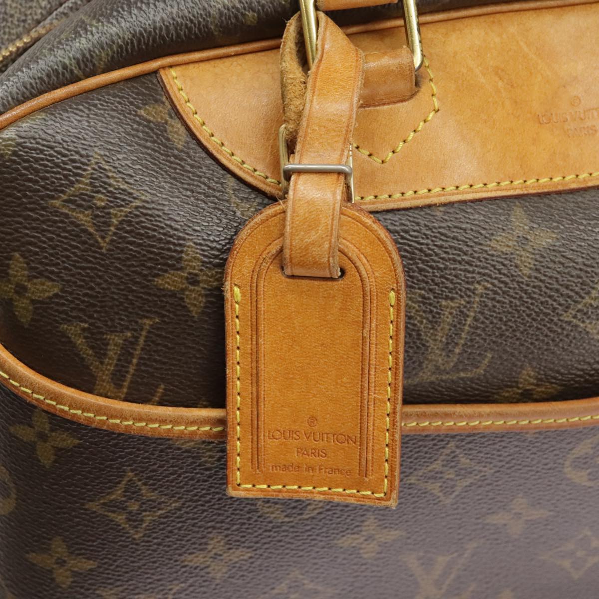 LOUIS VUITTON Monogram Deauville Hand Bag M47270 LV Auth th5485