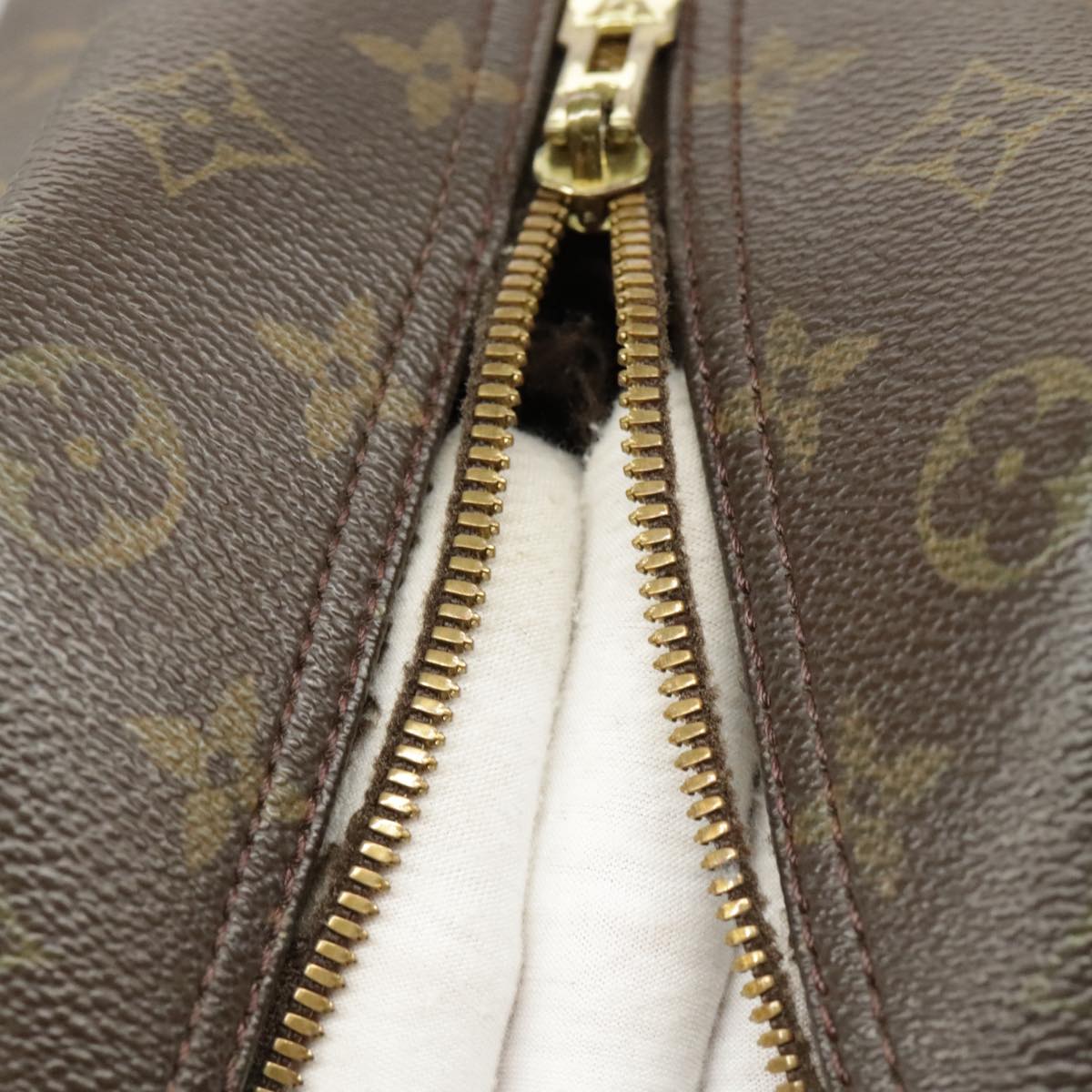 LOUIS VUITTON Monogram Deauville Hand Bag M47270 LV Auth th5485