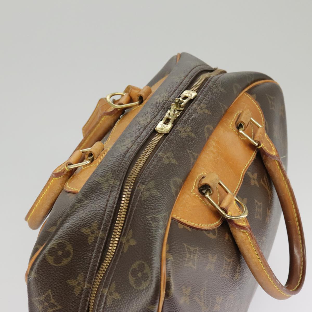 LOUIS VUITTON Monogram Deauville Hand Bag M47270 LV Auth th5485