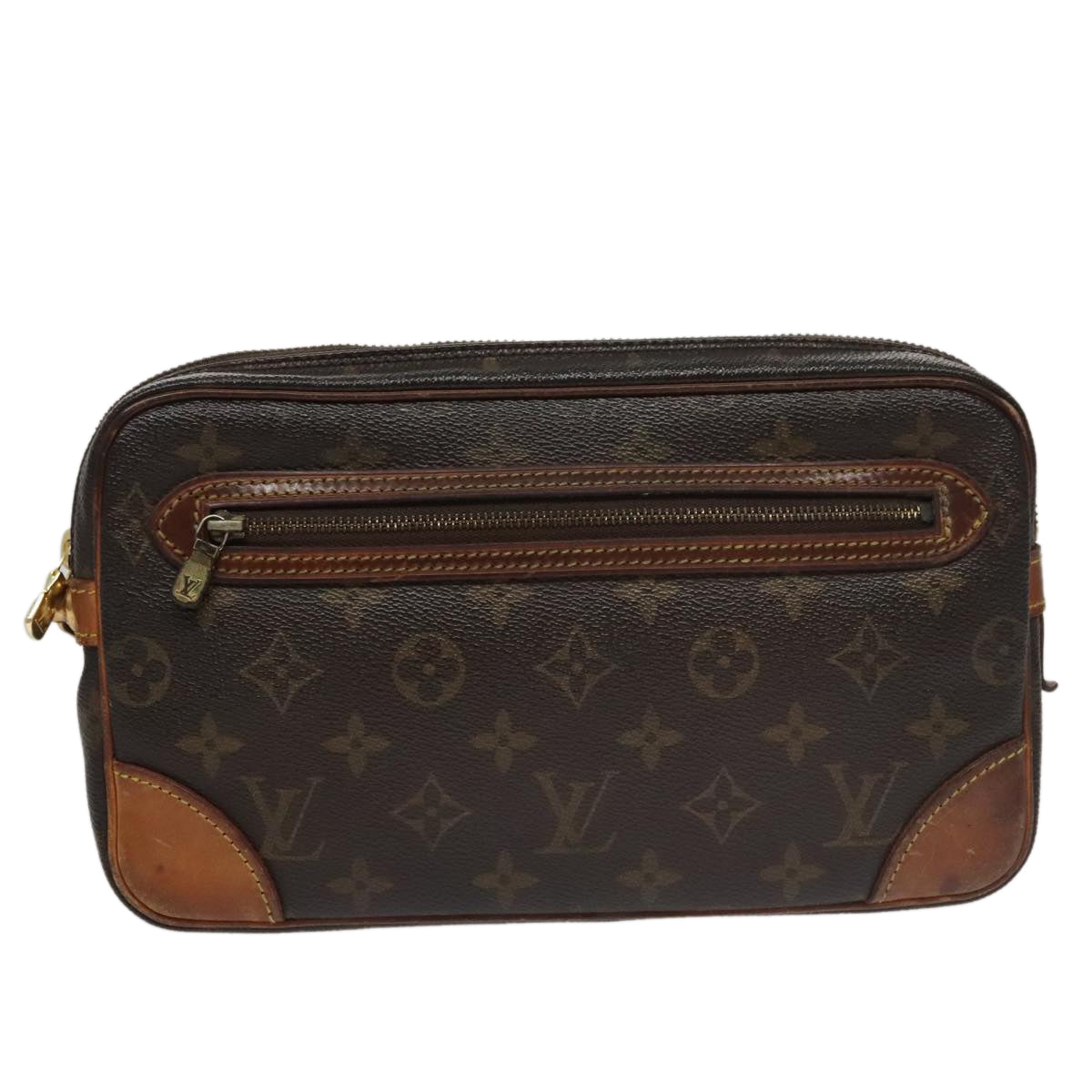 LOUIS VUITTON Monogram Marly Dragonne GM Clutch Bag M51825 LV Auth th5558