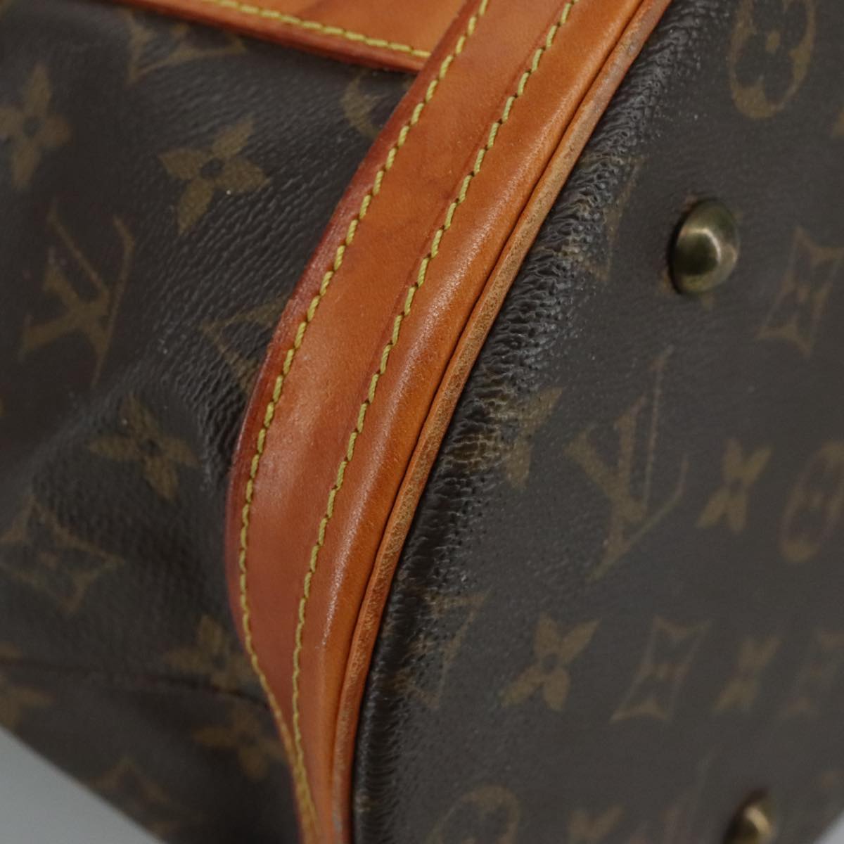 LOUIS VUITTON Monogram Bucket GM Shoulder Bag M42236 LV Auth th5568