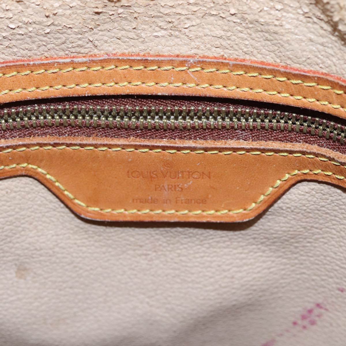 LOUIS VUITTON Monogram Bucket GM Shoulder Bag M42236 LV Auth th5568