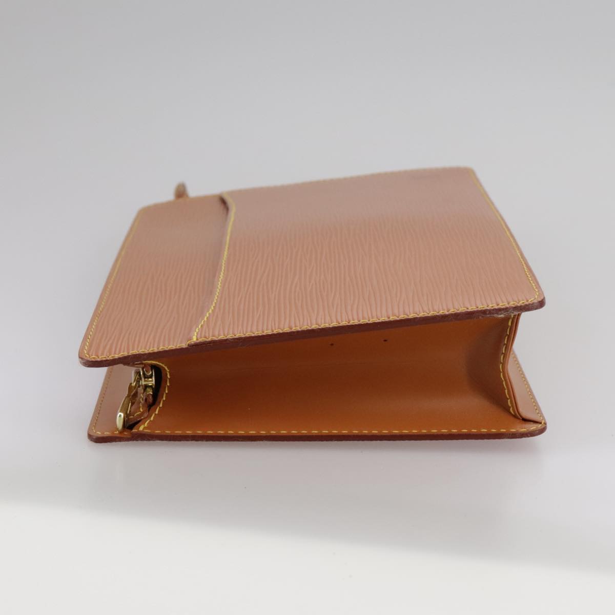 LOUIS VUITTON Epi Pochette Homme Clutch Bag Zipangu Gold M52528 LV Auth th5570