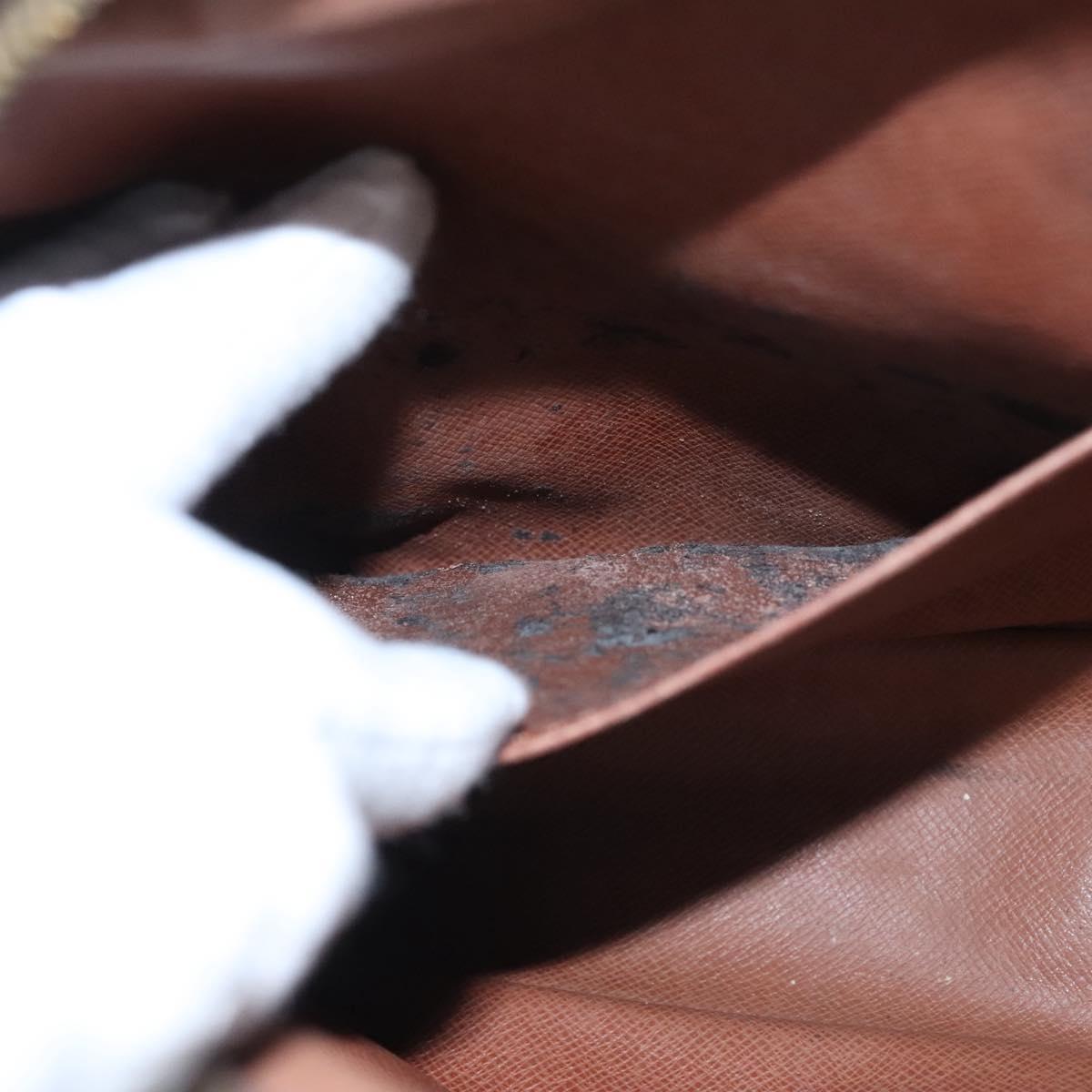 LOUIS VUITTON Monogram Compiegne 28 Clutch Bag M51845 LV Auth th5613