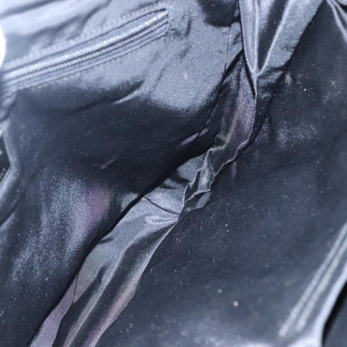 PRADA Hand Bag Nylon Green Auth th5642