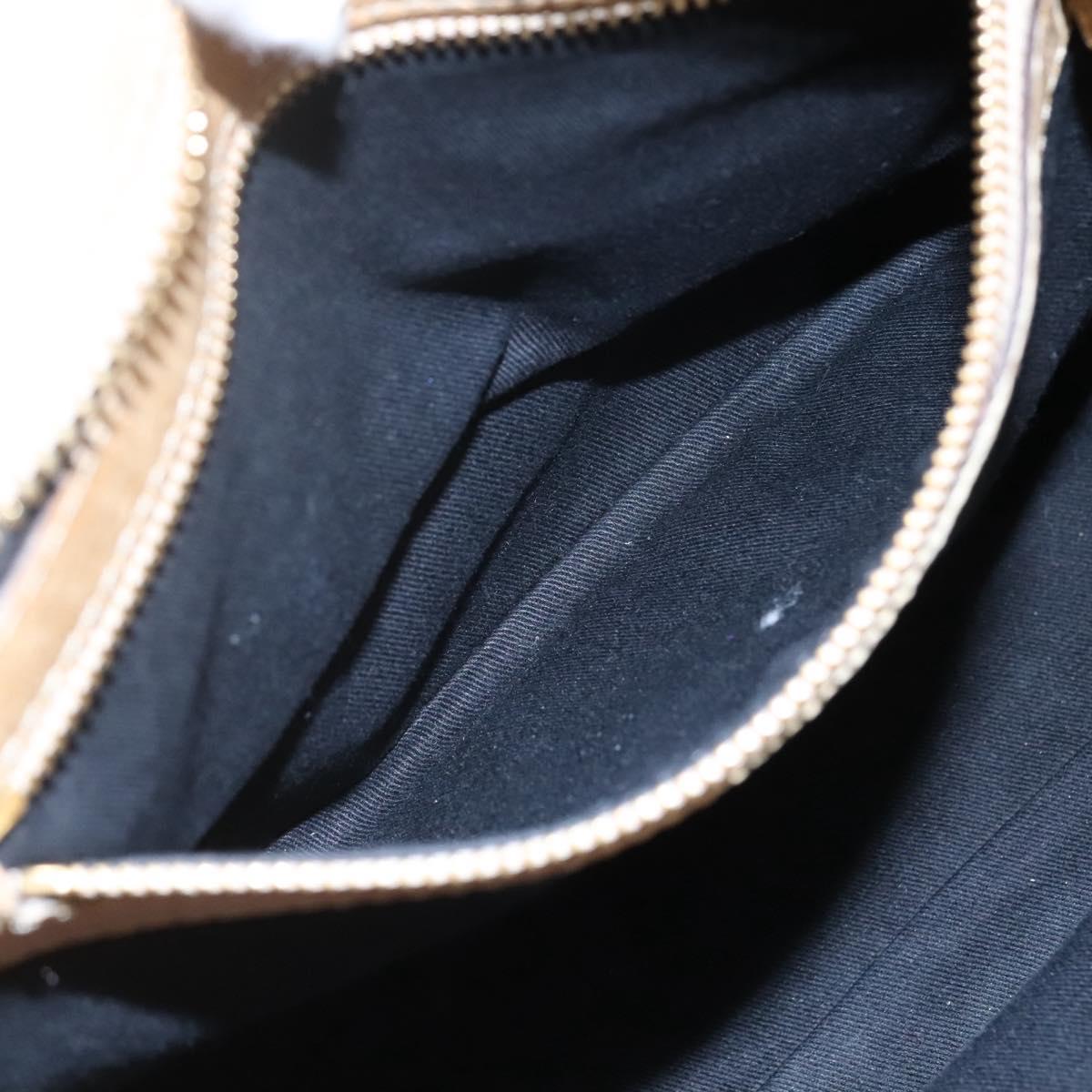 Chloe Hand Bag Leather 2way Beige Gold Auth th5645