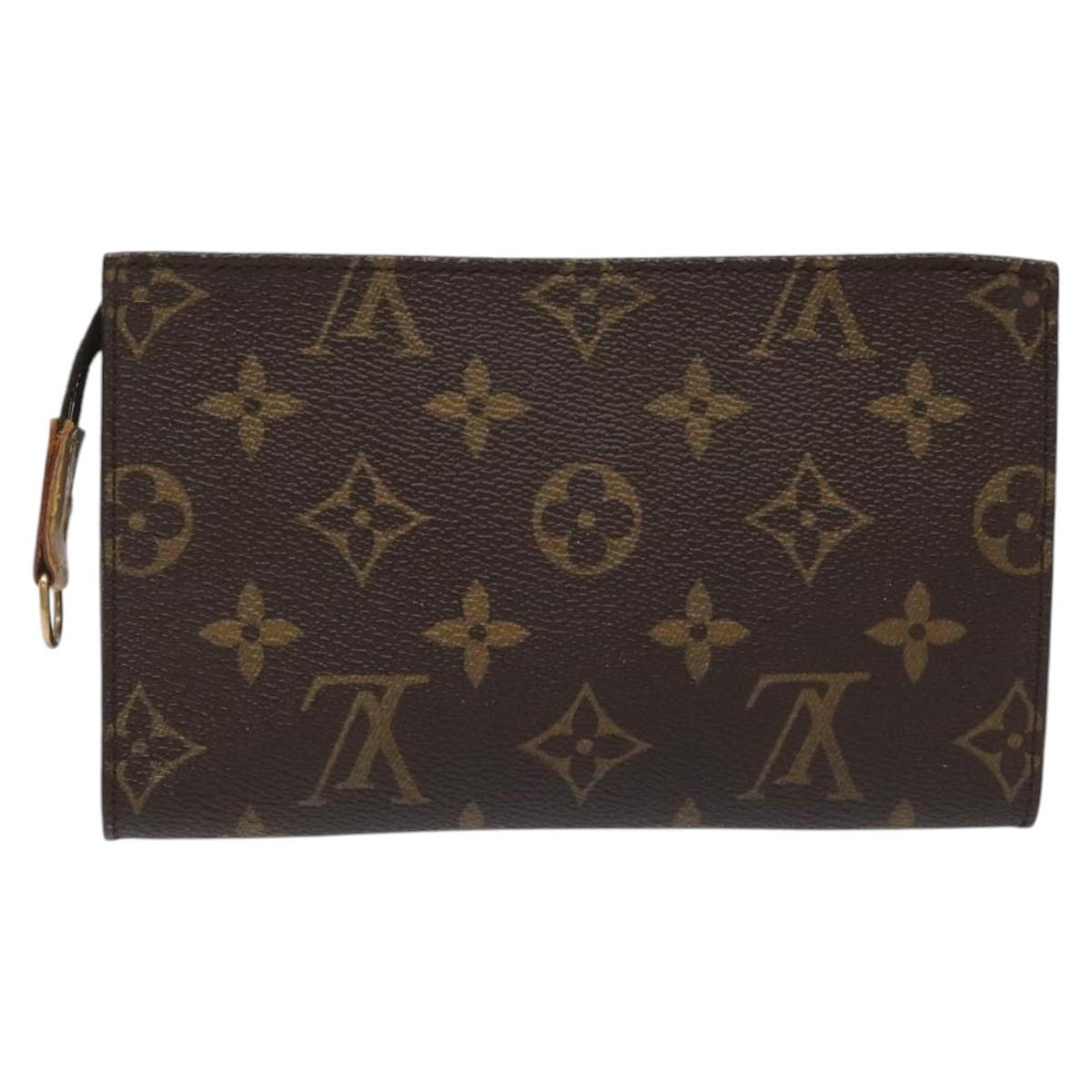 LOUIS VUITTON Monogram Bucket PM Accessory Pouch LV Auth th5687
