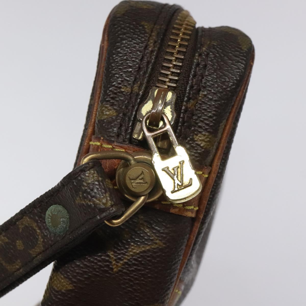LOUIS VUITTON Monogram Marly Dragonne PM Clutch Bag M51827 LV Auth th5701