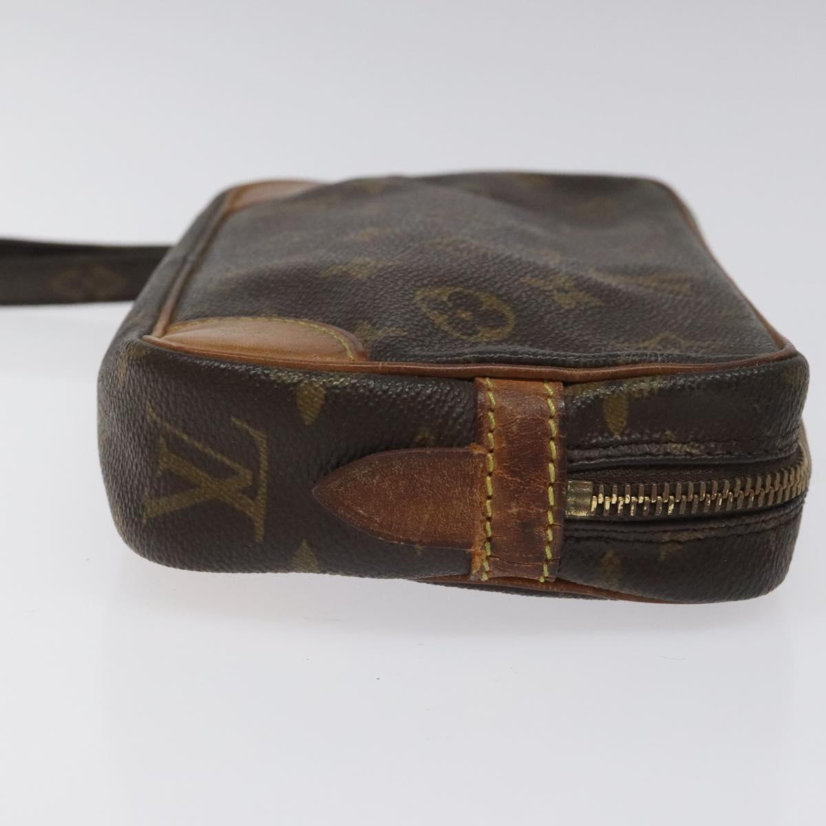LOUIS VUITTON Monogram Marly Dragonne PM Clutch Bag M51827 LV Auth th5701