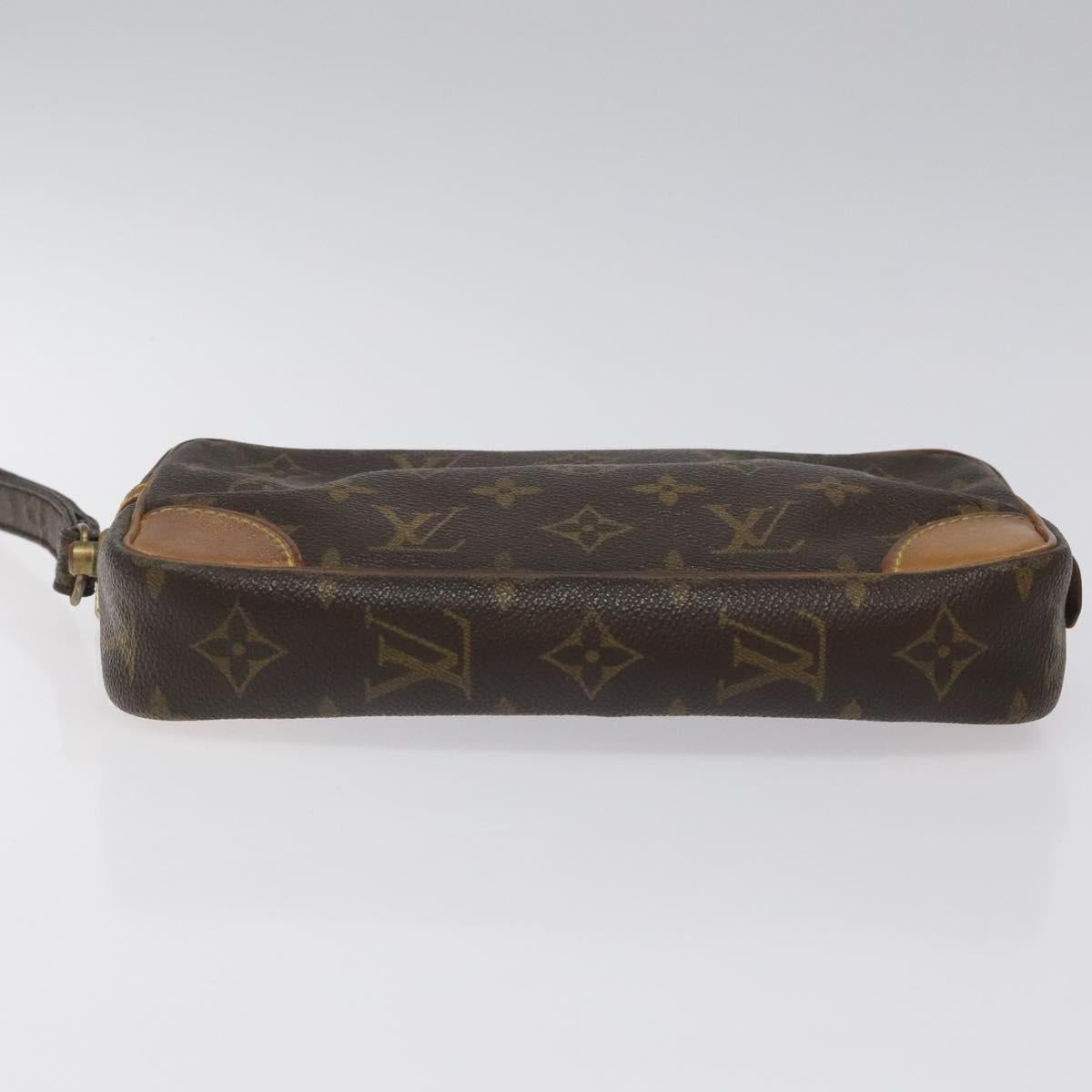 LOUIS VUITTON Monogram Marly Dragonne PM Clutch Bag M51827 LV Auth th5701