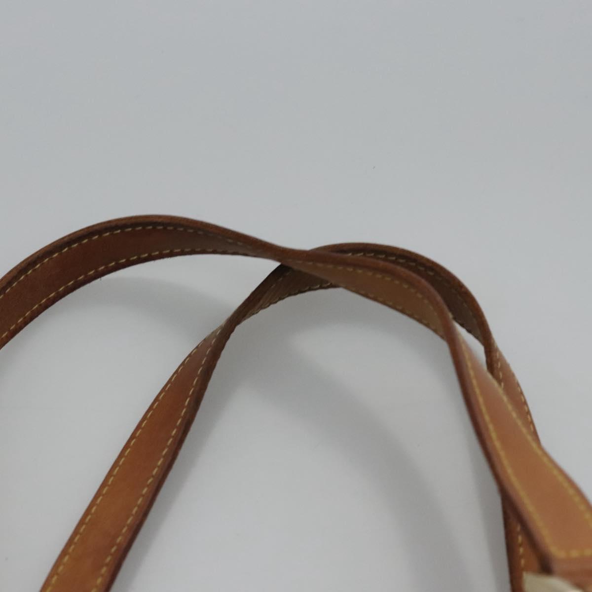 LOUIS VUITTON Monogram Vernis Houston Hand Bag Beige M91004 LV Auth th5702