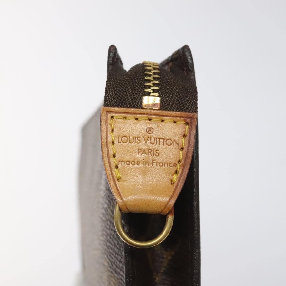 LOUIS VUITTON Monogram Bucket PM Accessory Pouch LV Auth th5725