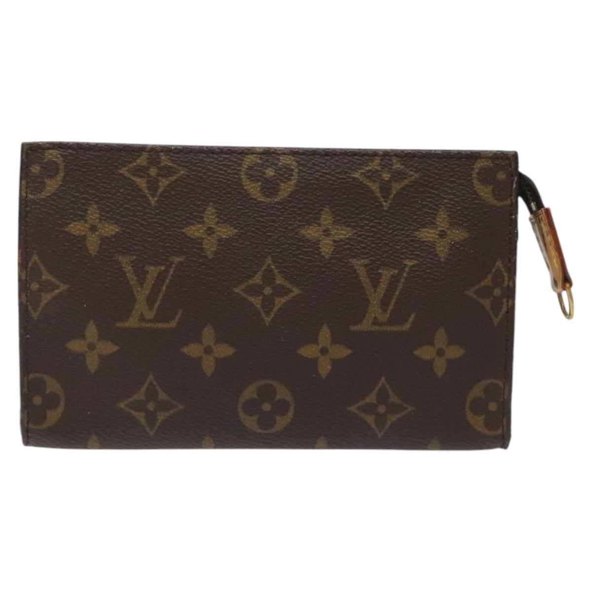 LOUIS VUITTON Monogram Bucket PM Accessory Pouch LV Auth th5725