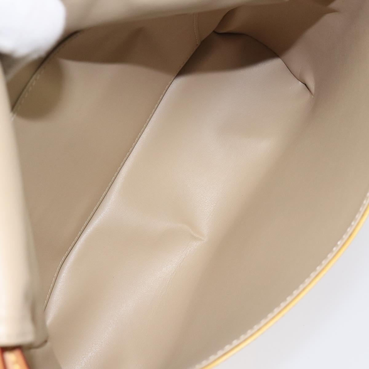 LOUIS VUITTON Monogram Vernis Thompson Street Bag Beige M91301 LV Auth th5733