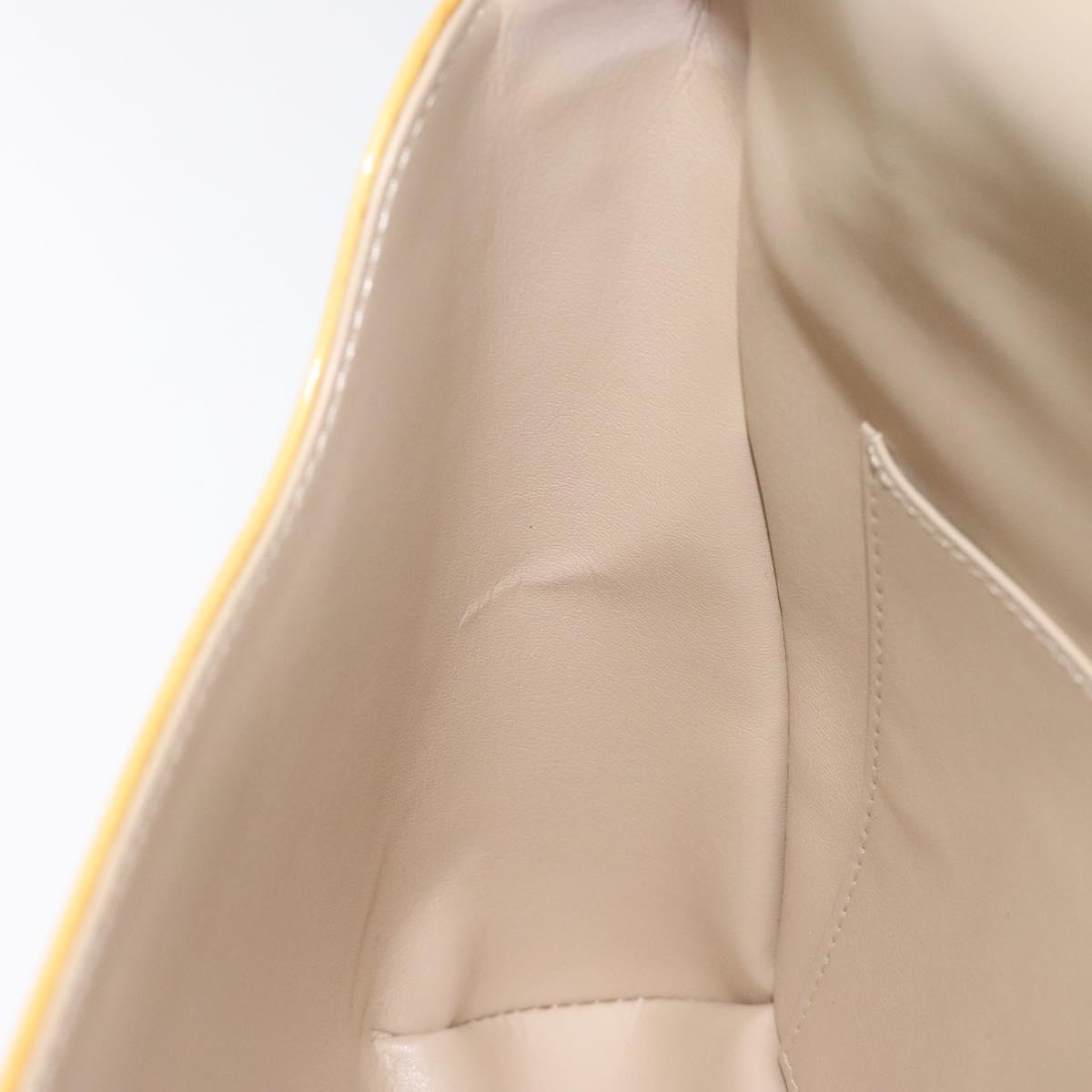 LOUIS VUITTON Monogram Vernis Thompson Street Bag Beige M91301 LV Auth th5733