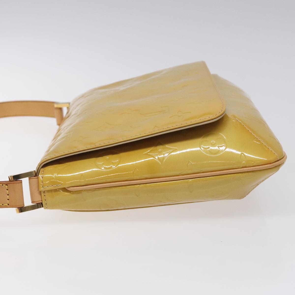 LOUIS VUITTON Monogram Vernis Thompson Street Bag Beige M91301 LV Auth th5733