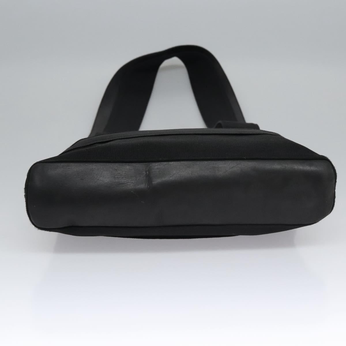 Salvatore Ferragamo Vala Shoulder Bag Canvas Brown Gold Auth th5740