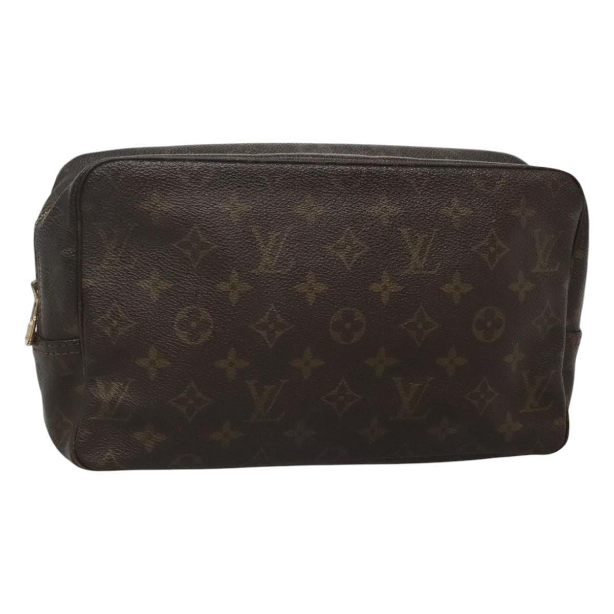 LOUIS VUITTON Monogram Trousse Toilette 28 Clutch Bag M47522 LV Auth th5765